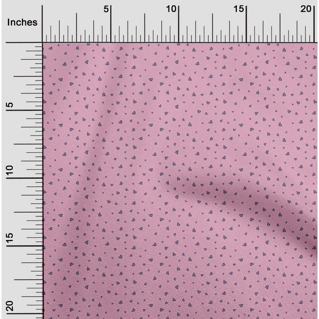 oneOone Georgette Viscose Fabric Triangle Geometric Printed Craft Fabric BTY 42 Inch Wide