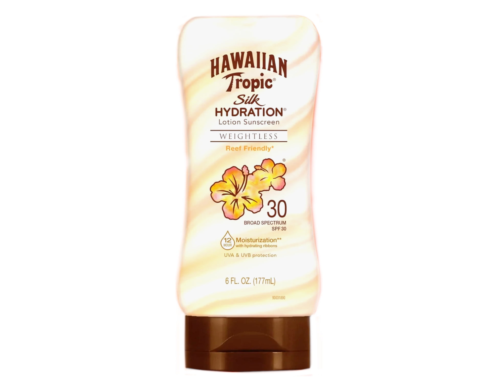 Hawaiian Tropic Silk Hydration Lotion Sunscreen (6 Oz.) & Weightless Hyrdation Face Lotion (1.7 Oz.) - Pack of 1