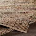 thumbnail image 2 of Surya Lexington LEX-2316 96 x 120" Rectangle Fabric Rug in Dark Blue/Mustard, 2 of 7
