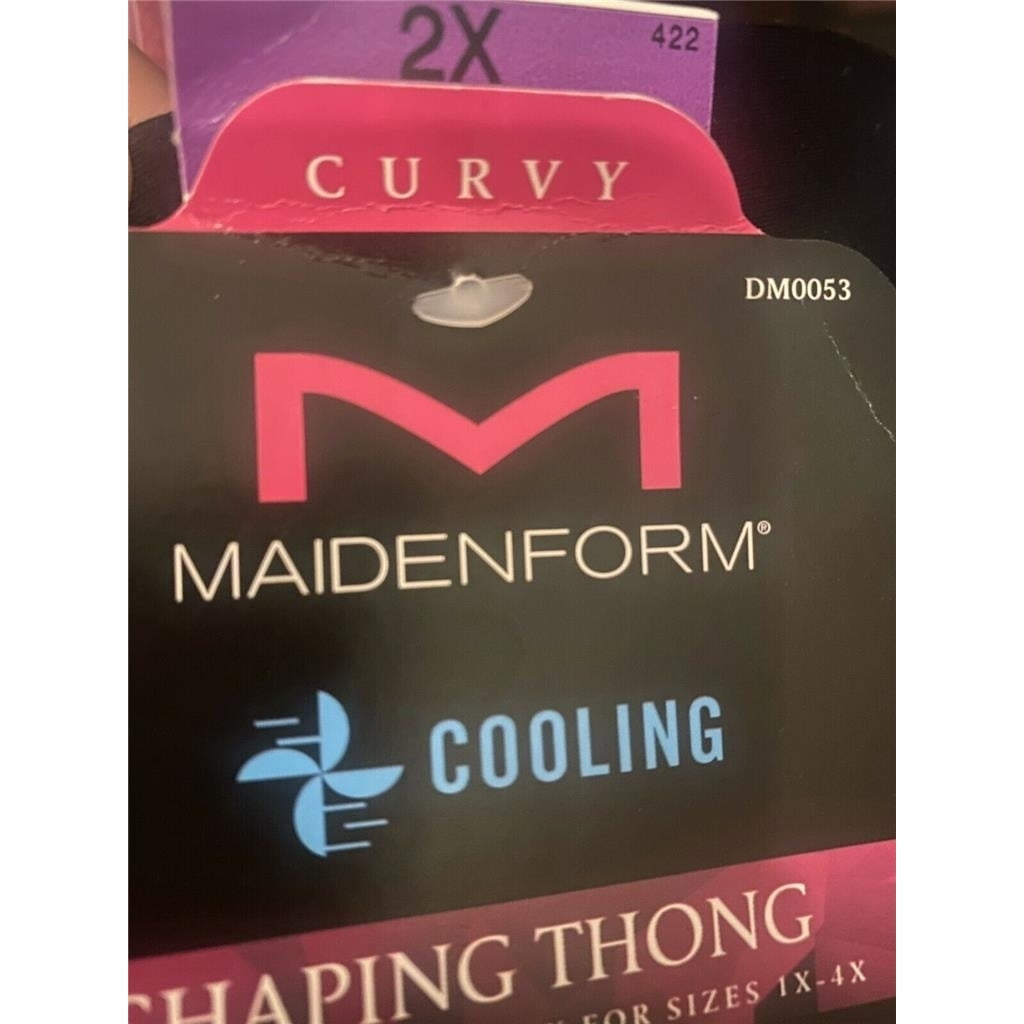 Women's Maidenform DM0053 Tame Your Tummy Curvy Plus Size Thong (Nude  1/Transparent 1X) 