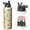 Black-77, variant on Insulated Stainless Steel Water Bottle with Cute Dog & Paw Print Design - BPA Free Double Walled 18/8 Food Grade Copper Layer for Sports & Outdoor Activities (Leakproof & Sweat-Free)