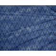 thumbnail image 4 of oneOone Polyester Lycra Medium Blue Fabric Batik Dress Material Fabric Print Fabric By The Yard 56 Inch Wide - Q4, 4 of 4