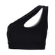 thumbnail image 3 of Gibobby Ropa interior deportiva para mujer, chaleco vacío de un hombro, a de golpes, para correr, deportes, espalda, sujetador, ropa de Yoga(Negro,G), 3 of 5