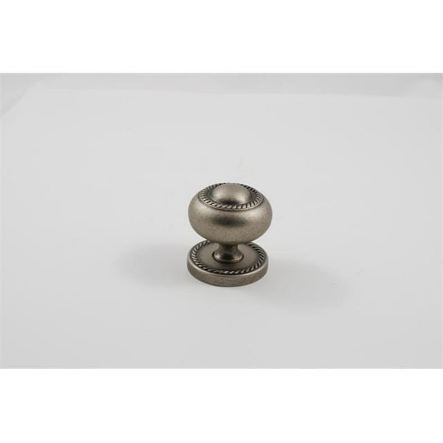 Bouton de Cabinet Champignon, Étain Vieilli