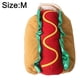 thumbnail image 2 of Suministros para mascotas Carnival Warm Carnival Dog Christmas Hot Dog Hamburguesas Disfraces de fiesta para mascotas MFZFUKR m, 2 of 6