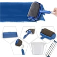thumbnail image 2 of Herramienta de cepillo con mango de cepillo, herramienta de decoración de pintura de pared práctica azul, cepillo de rodillo de pintura para pintura casera TUNC Sencillez, 2 of 5