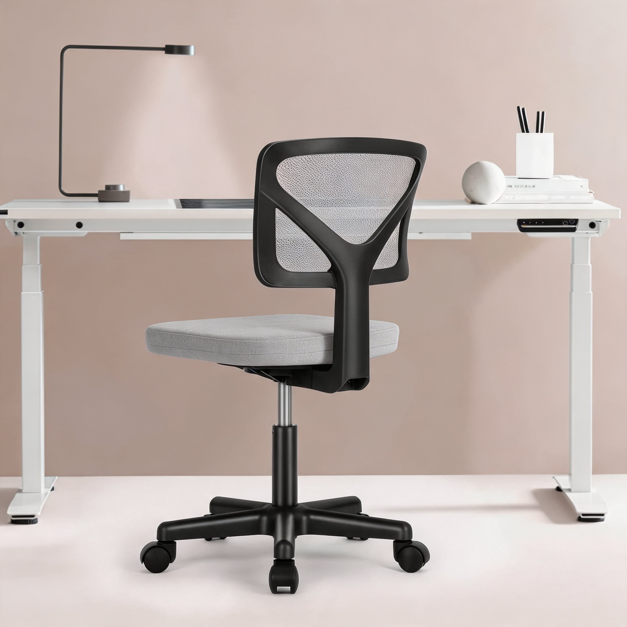 low-back mesh armless swivel office product