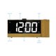 thumbnail image 4 of Reloj despertador con proyección de radio LED, despertador digital, temporizador de apagado automático ajustable (enchufe de la UE de 100 a 240 V), 4 of 10