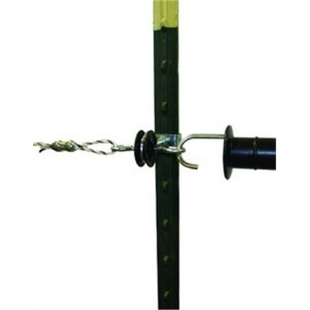 

P-Dht Double Hook T Post 2Pk Powerfields EACH EA Creates simple quick gate