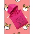thumbnail image 3 of I Woof You Doggy Couple  Hoodie Women -Image by Shutterstock, Female 4X-Large, 3 of 4