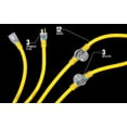 thumbnail image 3 of Yellow Jacket 2830 25' Yellow STW Adapter Cord with 3-Outlet Lighted Power Block, 3 of 8