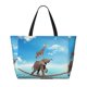 thumbnail image 2 of Fotbe Elephant Giraffe Bolsa de Viaje para Playa - Resistente al Agua, Bolsa Tote de Gran Capacidad y Ligera con 7 Bolsillos para Mujeres y Hombres, 2 of 7