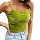 thumbnail image 1 of Camisola informal sin mangas con cuello en V y tirantes finos de terciopelo para mujer, 1 of 6