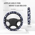 thumbnail image 3 of Uemuo Angry Shark Printed Car Elastic Steering Wheel Cover - Universal Car Accessory for Diverse Cars Anti-Slip, and Comfortable- 15", 3 of 8