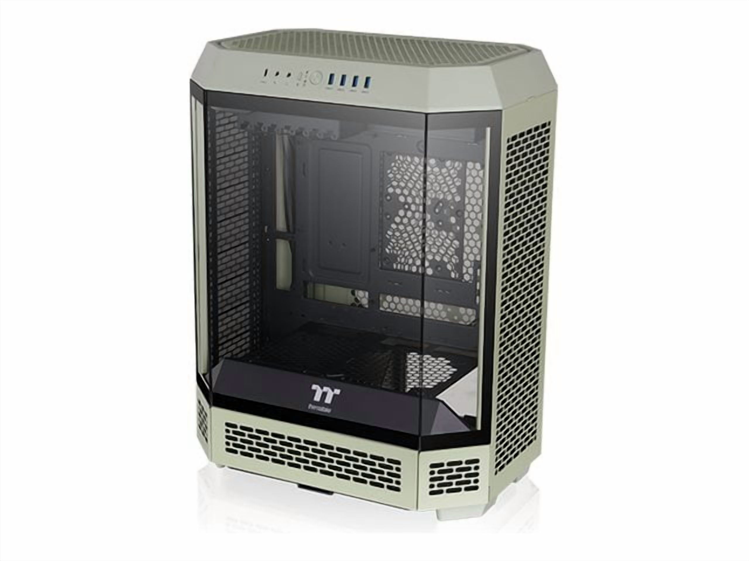 Thermaltake The Tower 600 Matcha Green Mid Tower Chassis - Mid-tower - Matcha Green - Tempered Glass, SPCC - 2 x 140mm Fan(s) Installed - Mini ITX, Micro ATX, ATX Motherboard Supported - 9 x Fan(s)...