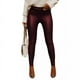 thumbnail image 2 of Pantalones ajustados de piel sintética de talle alto y estilo urbano de moda para mujer de estilo europeo y americano, 2 of 6
