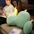 thumbnail image 4 of SNPOSN Reading Pillow for Bed Sitting Up - Backrest Pillow with Arms for Adults, Cute Cactus Back Support Pillow for Bed/Couch/Chair,Lumbar Pillow,Soft Bedside Companion, 4 of 7