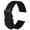 Black, variant on Silicone Watch Straps 22mm Quick Release Rubber Replacement Bands for Men Women - Extra Long, Black with Silver Buckle