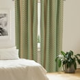 thumbnail image 2 of Ambesonne Earth Tones Curtains, Retro Folk Accents, Pair of 28"x95", Multicolor, 2 of 5
