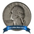thumbnail image 2 of Roll of 40 - $10 Face Value Full Dates 90% Silver Washington Quarters, 2 of 3