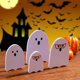 thumbnail image 4 of Adorno de Halloween Inteprter 4x fantasmas de PVC color especial blanco, 4 of 6