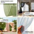 thumbnail image 3 of Efavormart Sheer Wedding Arch Drape 5ft × 10ft Taupe – Backdrop Curtain Panel with Rod Pocket, 3 of 3