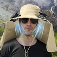 thumbnail image 5 of PALIFEUR Solar Powered Fan Hat Lightweight Solar Fan Hat Summer Water Proof Sun Hat Outdoor Hat With Fans Solar Power for Hiking Camping Beach, 5 of 7