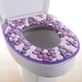 thumbnail image 3 of Estera del asiento del inodoro con estera del inodoro suave y cálida engrosada con cremallera, 3 of 5