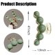 thumbnail image 3 of Hair Clips Large Green Pearl Hair Jaw Clips Non Slips Hair Claw Clips Elegant Big Pearl Hair Accessories for Women Acrylic Hair Crab Clips Strong Hold, 3 of 4