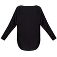 thumbnail image 4 of Women's Long Sleeve Sweatshirt Classic Tops Ladies Casual Knit Shirt Loose Fit Lightweight Sweater, 4 of 6