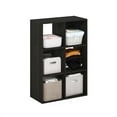 thumbnail image 5 of Furinno Pelli Cubic Multipurpose Clothing & Closet Storage Organizer Shelf, 6-Cube, Espresso, 5 of 7
