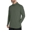thumbnail image 6 of PBFRDSJ Summer Thin Hoodie with Face Mask Men's UPF 50+ Sun Protection Long Sleeve Fishing Shirts for Hiking Outdoor Workout, 6 of 9