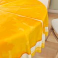 thumbnail image 2 of MIZHONA Orange Round Tablecloth,Summer Theme Table Cloth for Kitchen Dinning Party Outdoor Decor，60", 2 of 5