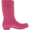 thumbnail image 2 of Hunter Original Short Rubber Rain Boot, Natural Rubber, Sherpa Lining, Non Slip Tread - 6M - Bright Pink, 2 of 3