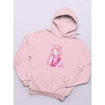 thumbnail image 3 of Anime Girl W Face Mask Hoodie Women -Image by Shutterstock, Female Small, 3 of 4