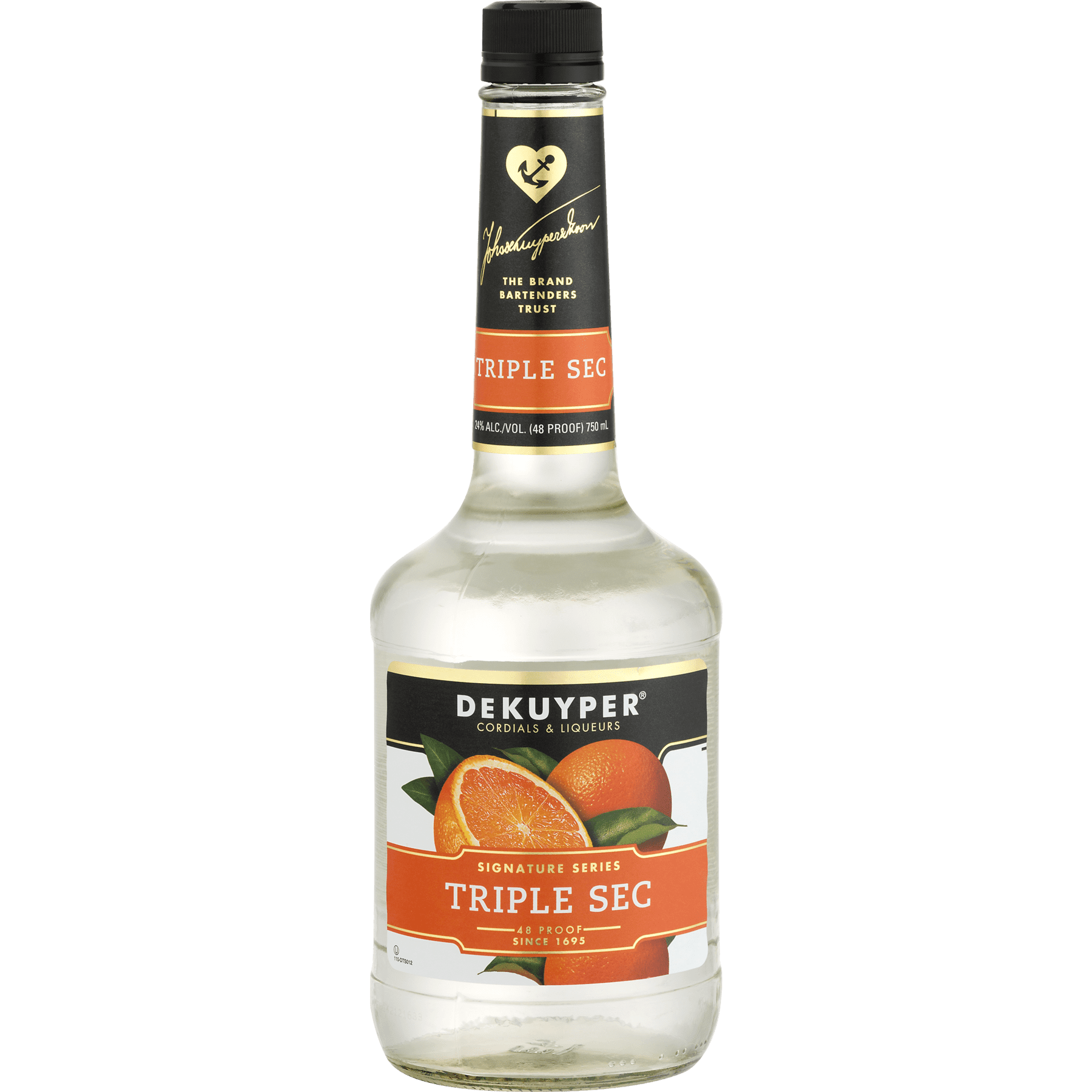 Dekuyper Signature Series Triple Sec 48 Proof Liqueur 750 Ml - Walmartcom