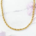 thumbnail image 4 of Ross-Simons 5.5mm 14kt Yellow Gold Rope-Chain Necklace, Women's, Adult, 4 of 8