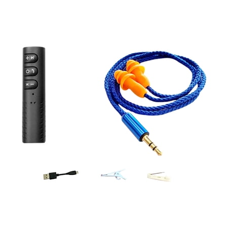 Ear Plug Headphones for Work - Noise Cancelling Earbuds with V5.0 Receiver, for Motorcycle, Construction, Wireless