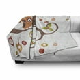 thumbnail image 3 of Christmas Soft Flannel Fleece Blanket, Owls on Celebrating Twiggy Tree Branches Annual Yule Noel Christmas Themed Print, Cozy Plush for Indoor and Outdoor Use, 70" x 90", Multicolor, by Ambesonne, 3 of 6