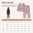 thumbnail image 4 of Lsque Sweet Red Fruit Pattern Long Sleeve Pajama Set for Women - Soft 2-Piece Sleepwear and Loungewear Set with Pockets, Comfy Nightwear-Small, 4 of 7