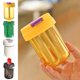 thumbnail image 1 of Botella de agua de plástico con pajita | Mini contenedor de bebida deportiva a prueba de fugas | Taza de viaje portátil | Material apto para uso alimentario | Anillo de silicona antideslizante, 1 of 7