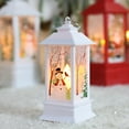 thumbnail image 5 of Outdoor Christmas Lantern Battery Operated Lighted Small Wind Lamp Deer / Snowman / Angel / Santa Claus Christmas Decorations Hanging Lantern Xmas Tree Pendant Novel Props Light for Party Home Porch, 5 of 9
