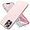 Chalk Pink, variant on Compatible with iPhone 13 Pro Case, Liquid Silicone Slim Protective Shockproof Phone Case Cover with Anti-Scratch Microfiber Lining, 6.1 inch, Stone