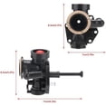 thumbnail image 4 of Tanque de combustible para motores verticales, reemplazo de carburador de fácil instalación para la serie 98982, actualización del filtro de aire, componentes resistentes y duraderos, 1 carburador, 1, 4 of 5