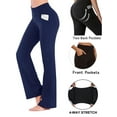 thumbnail image 5 of Sexy Dance Women's Bootcut Yoga Pants With 4 Pockets High Waist Plus Size Flare Leggings Stretch Workout Pant, 5 of 10