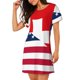 thumbnail image 2 of Disketp USA Switzerland para Camisón Corto de Manga Corta para Mujeres, Camisón Cómodo con Escote Redondo, Bonito y Confortable, 2 of 6
