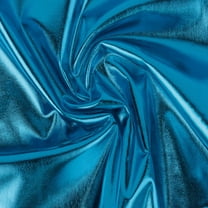 Teal Foil Spandex fabric for fashion and upholstery