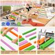 thumbnail image 4 of QinaQin Juego de escalada infantil 9 en 1 de madera con triángulo, arco, resbaladilla y más, ideal para interior o exterior con capacidad de 220 lb, 4 of 9