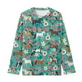 thumbnail image 6 of Jiueut Floral Horse Sweatshirt Cute Hoodies for Girls 9-10T Girls' Fashion Hoodies & Sweatshirts Novelty Youth Hoodie Long Sleeves Crop Tops Pullover Pair with Long Sleeve, 6 of 7