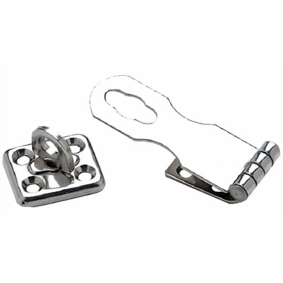 Seachoice Stainless Steel Swivel Eye Safety Hasp, 1" x 2-3/4"